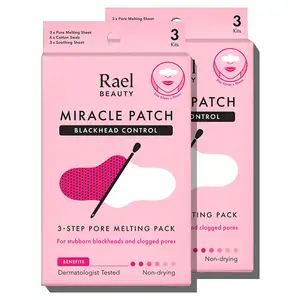 Rael Miracle Invisible Spot Cover-吸収カバー、スキンケア、フェイシャルステッカー、2サイズのハイドロコロイドアクネパッチ