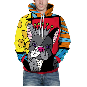 Sweat-shirts polaires d'hiver pour hommes en gros, OEM, haute qualité, logo personnalisé, impression numérique par sublimation intégrale, séchage rapide, respirant, style hip-hop - Product Image 3