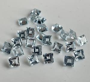 ท้องฟ้าสีฟ้าบุษราคัมสแควร์3มมตัดเหลี่ยมเพชรพลอย-หลวมท้องฟ้าสีฟ้าบุษราคัมสแควร์ตัด - Product Image 5