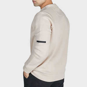 2022 sweat-shirt surdimensionné pour hommes respirant léger avec technique lavée personnalisé nouveau Design pour la vente en ligne d'hiver - Product Image 3