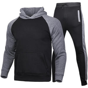 Ensemble de sweat-shirt unisexe avec broderie d'un motif léopard Vente en gros personnalisée Sweat à capuche et pantalon de jogging pour homme avec double ceinture Survêtement - Product Image 5