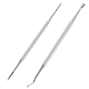 Outil de traitement des ongles incarnés en acier inoxydable de qualité chirurgicale, instruments manuels de podologie, ensemble de limes et curettes - Product Image 1