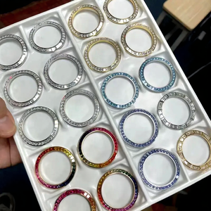 Venta al por mayor Hip Hop VVS Moissanite reloj bisel Baguette corte piedras Color personalizado reemplazo accesorio de lujo - Product Image 3