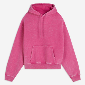 Sudaderas con capucha de lavado ácido personalizadas para hombre secado rápido transpirable 100% algodón patrón sólido temporada de invierno sudaderas con capucha de mezcla de algodón - Product Image 3
