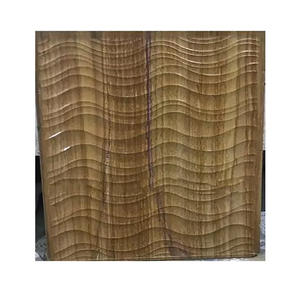 Revestimiento de Piedra de Mármol Marrón Natural, Diseño de Ondas, Panel Decorativo para Pisos |   Fabricante y proveedor de losas de mármol de la India - Product Image 2