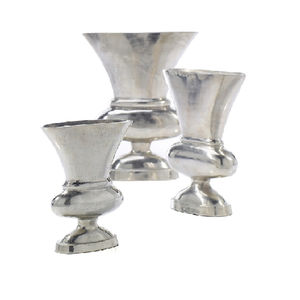 Juego de 2 Jarrones Decorativos de Latón con Acabado Antiguo, Decoración Perfecta para el Hogar, Centros de Mesa para Bodas y Fiestas, Piezas Decorativas Elegantes - Product Image 3