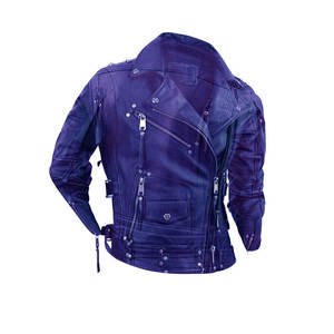 Chaqueta de Cuero Premium Estilo Bomber y Casual para Hombre, para Invierno, con Cuero Genuino y Lona, Logotipo Personalizado |   Fabricante OEM/ODM - Product Image 5