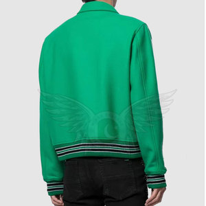 Bas quantité minimale de commande Veste en laine et de plein air de haute qualité OEM Vestes de lettres de baseball personnalisées pour les garçons - Product Image 4