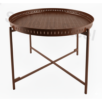 Table basse pliable et support de différentes couleurs, utilisable pour la maison, le bureau, la cuisine, design de plateau, table basse avec couleur unique