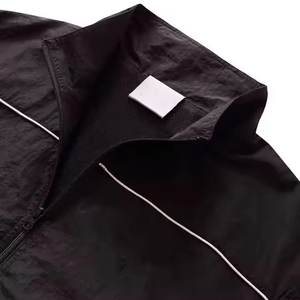 Custom Tracksuit Embroidery <b>Zip</b> <b>Up</b> <b>Jacket</b> Jogger Set Nylon Pant Windbreaker Casual Wear Outdoor <b>Jacket</b> Tracksuit For Men - Product Image 5