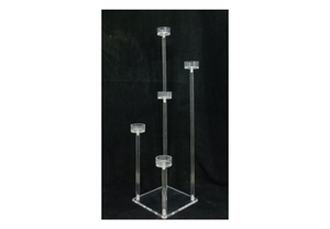 MHQ-2449 Unique Crystal Arms <b>Candelabra</b> New Design Wedding Table Candle Stand Centerpiece Decoration for Easter Valentine's Day - Product Image 6