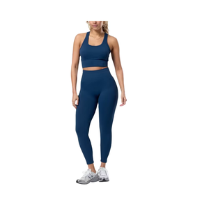 High Quality Woman's Gym Fitness Active Wear Yoga Sets Adjustable Breathable Yoga Suits <b>Legging</b> with Mid Waist Logo Casual Style - Product Image 1