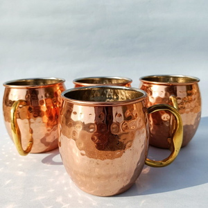 Nouveau look avec des tasses en cuivre Mule à prix raisonnable fabriquées par ''Ifkaa Exports PVT. LTD'' avec une tasse en cuivre pur de haute qualité - Product Image 4