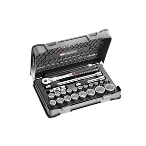 ชุดซ็อกเก็ตเฟคอม 1/2'' เมตริก 6 จุด ชุด 23 ชิ้น - Product Image 1