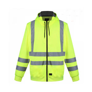 High Viz Workwear Chaqueta DE SEGURIDAD DE bombardero de alta visibilidad Chaqueta reflectante impermeable Chaqueta de construcción con logotipo personalizado - Product Image 5
