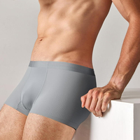 Caleçons et slips pour hommes taille mi-haute, confortables et élastiques, en Spandex/Coton écologique, options OEM personnalisées disponibles, vente en gros