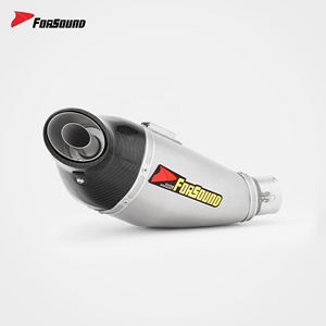 Sistema de Escape para Motocicleta de Fibra de Carbono, Precio de Fábrica Forsound, Sistema Completo para Yamaha <span class=keywords><strong>MT09</strong></span> FZ09 2014-2020 - Product Image 3