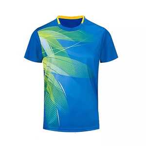 บริการ OEM เสื้อยืดผู้ชายผ้าเจอร์ซีย์พิมพ์ลายแบบระเหิด ระบายอากาศได้ดี สวมใส่สบาย ผ้าฝ้าย 100% คุณภาพสูง - Product Image 1