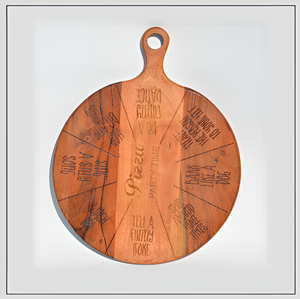 Plato de servicio clásico y elegante de calidad superior, tabla de cortar de madera hecha a mano ecológica, uso en la cocina, nuevo modelo, Pizza de Bambú - Product Image 5