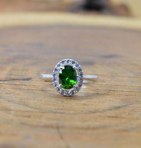 แหวนเงินแท้ 925 ประดับเพชรซิคอน งานแฮนด์เมด สไตล์โบฮีเมียน ของขวัญสำหรับเด็ก งานปาร์ตี้ งานแต่งงาน - Product Image 2