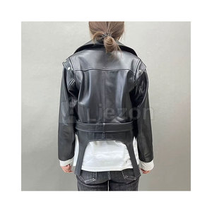 แจ็กเก็ตหนังสำหรับผู้หญิงแจ็กเก็ตหนังแบบลำลองสำหรับฤดูหนาวระบายอากาศได้ดีสินค้ามาใหม่ - Product Image 2