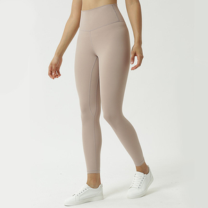 Mallas de Yoga de cintura alta para mujer, pantalones de gimnasio de entrenamiento de estiramiento con control de barriga, ropa de compresión de fitness informal al por mayor - Product Image 5