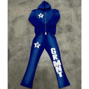 Ensemble de survêtement streetwear de haute qualité avec sweat à capuche et coupe moderne, sweat à capuche avec logo brodé et pantalon de jogging décontracté – Fournisseur - Product Image 6