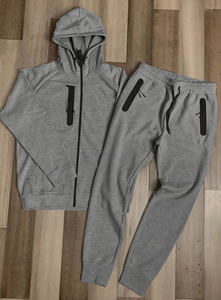 100% Cotton Custom Made Training Comfortable Activewear Men Zipper <b>Tracksuits</b> Customized Breathable Men Blank <b>Tracksuits</b> - Product Image 6