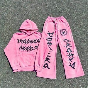 Conjunto Deportivo de Hombre, Estilo Urbano, Precio Competitivo, Diseño Personalizado, 100% Algodón, Grueso, para Invierno - Product Image 5