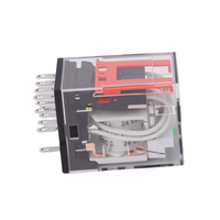 Relais électromagnétique miniature RY-ELE XS4C-D24L 5A DC 24V 14 broches 4PDT à usage général avec LED scellé