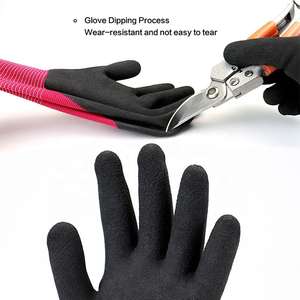 Gants de jardinage de la flore antidérapants durables respirants Protection complète des mains pour la plantation de mauvaises herbes Gants pour dame - Product Image 4