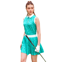 Chemises de golf pour femmes Polo en coton, vêtements de sport respirants et ajustés avec logo personnalisé pour vêtements de golf SERVICE OEM ODM