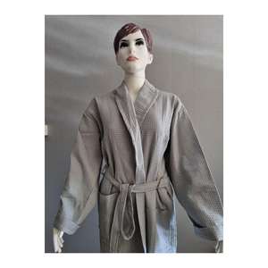 Ensemble de vêtements de nuit doux style gaufré confortable pour femme peignoir confortable - Product Image 3