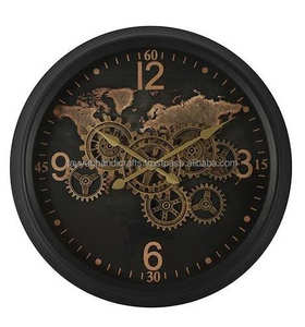 Metal Home Decor Wall <b>Clock</b> <b>Large</b> Classic Round Vintage New Year'S Decorative Antique Wall <b>Clocks</b> by Tayyab Handicraft - Product Image 1