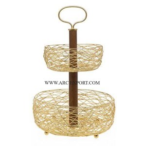 Stainless Steel Mirror Polished Table Top Fruit and Vegetable <b>Storage</b> <b>Basket</b> Wholesale Greatest Quality <b>Large</b> Size Fruit <b>Basket</b> - Product Image 3