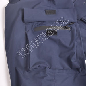 Pantalones Cargo de Nieve Azul Marino con Bolsillos con Cremallera, Cintura Ajustable con Tiras, Forro Cálido y Diseño Impermeable de Pierna Ancha - Product Image 5