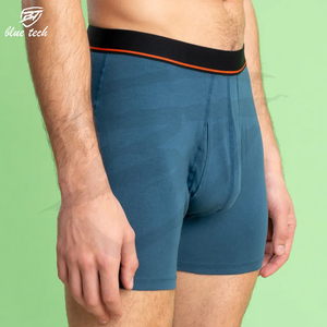 Nuevos Calzoncillos Boxer de Verano para Hombre, de Tiro Medio, Transpirables, Sueltos, de Secado Rápido, 100% Algodón/Fibra de Bambú - Product Image 5