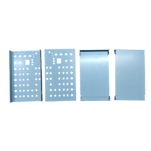 แผงติดตั้งแผ่นโลหะพร้อมปั๊มดัดแบบกำหนดเองและการเคลือบผงสำหรับระบบควบคุมการใช้งานตู้ - Product Image 2