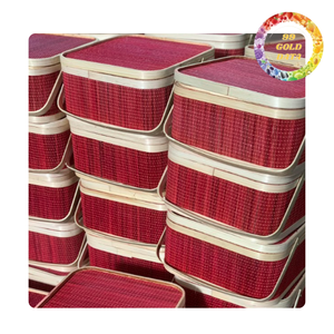 Panier de pique-nique en bambou mignon avec poignée | Pour la préparation du pique-nique et le cadeau | Grande et petite taille disponible - Product Image 5