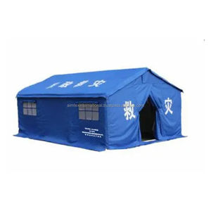 Carpa de Hospital de Alta Calidad, Refugio para Refugiados, Carpa de Lona Verde Impermeable para Campamento, Carpa de Hospital con Estructura de Acero - Product Image 4