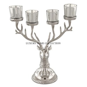 Juego de 3 candelabros de decoración de mesa de artículos de plata de aluminio, diferentes tamaños, candelabro de iluminación moderno más vendido - Product Image 3