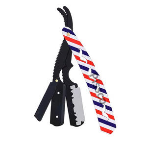 มีดโกนขนสแตนเลส มีดโกนหนวด มีดโกนสำหรับช่างตัดผม มีดโกนคมตรงสำหรับช่างตัดผม - Product Image 5