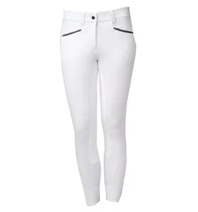 Shemax 2023 Top vente blanc dames culottes de haute qualité personnalisé en gros équestre équitation vêtements à siège complet - Product Image 4