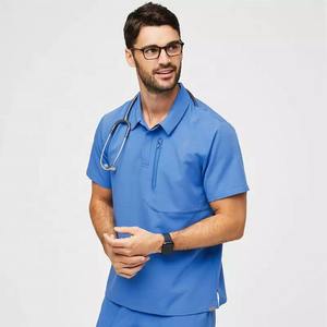 Customize Medical V-Neck Women Scrub All Over Print <b>Doctor</b> Nurse Scrubs Children's Hospital Uniform - Product Image 4