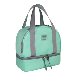 Bsci ถุงเก็บความเย็นโพลีเอสเตอร์กันน้ำที่ได้รับการรับรองโลโก้ที่กำหนดเองคุณสมบัติความร้อนที่เก็บอาหารกลางแจ้งแคมป์ปิ้งไวน์ - Product Image 2