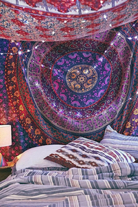 Mandala colgante de pared tapiz de algodón tamaño doble/reina/rey decoración de pared tapiz colcha dormitorio Decoración Para sala de estar - Product Image 5