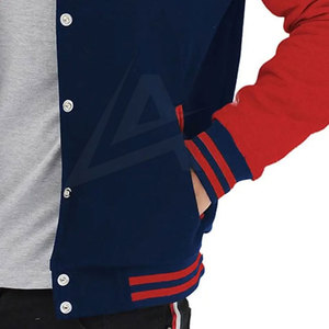 เสื้อแจ็กเก็ตแบบมีตัวอักษรสำหรับผู้ชายผ้าขนแกะที่มีน้ำหนักเบา Qui แบบสั่งทำสำหรับฤดูใบไม้ร่วงฤดูหนาว - Product Image 6