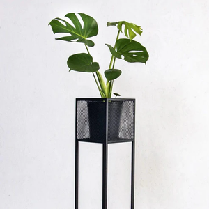 High Quality Set of 3 ,Black <b>Mesh</b> Iron Planter Stand for Indoor Plants Decoration set of 3 - Product Image 5