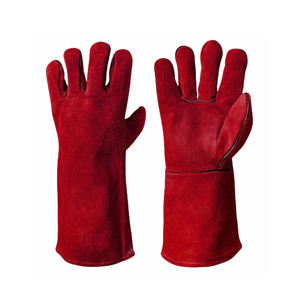 100% ถุงมือเชื่อมหนังวัวกันลื่นทนต่อการสึกหรอถุงมือป้องกันความร้อน - Product Image 2