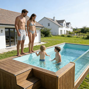 Piscina Familiar Elevada con Filtro, Bomba y Escalera para Jardín o Patio Trasero - Product Image 6